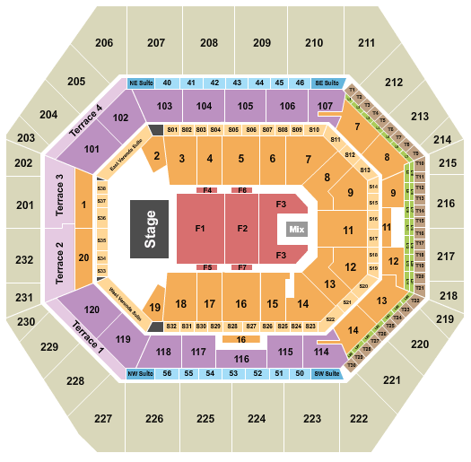 Gainbridge Fieldhouse Ana Gabriel Seating Chart
